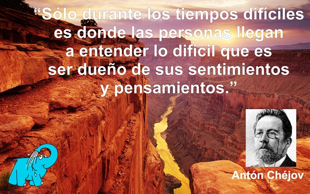 Una Enseñanza de Antón Chéjov en la Frase del Día del Elefante Azul de Avilés